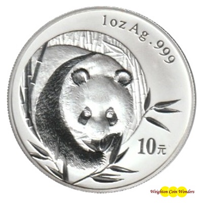 2003 1oz Silver PANDA - UNC